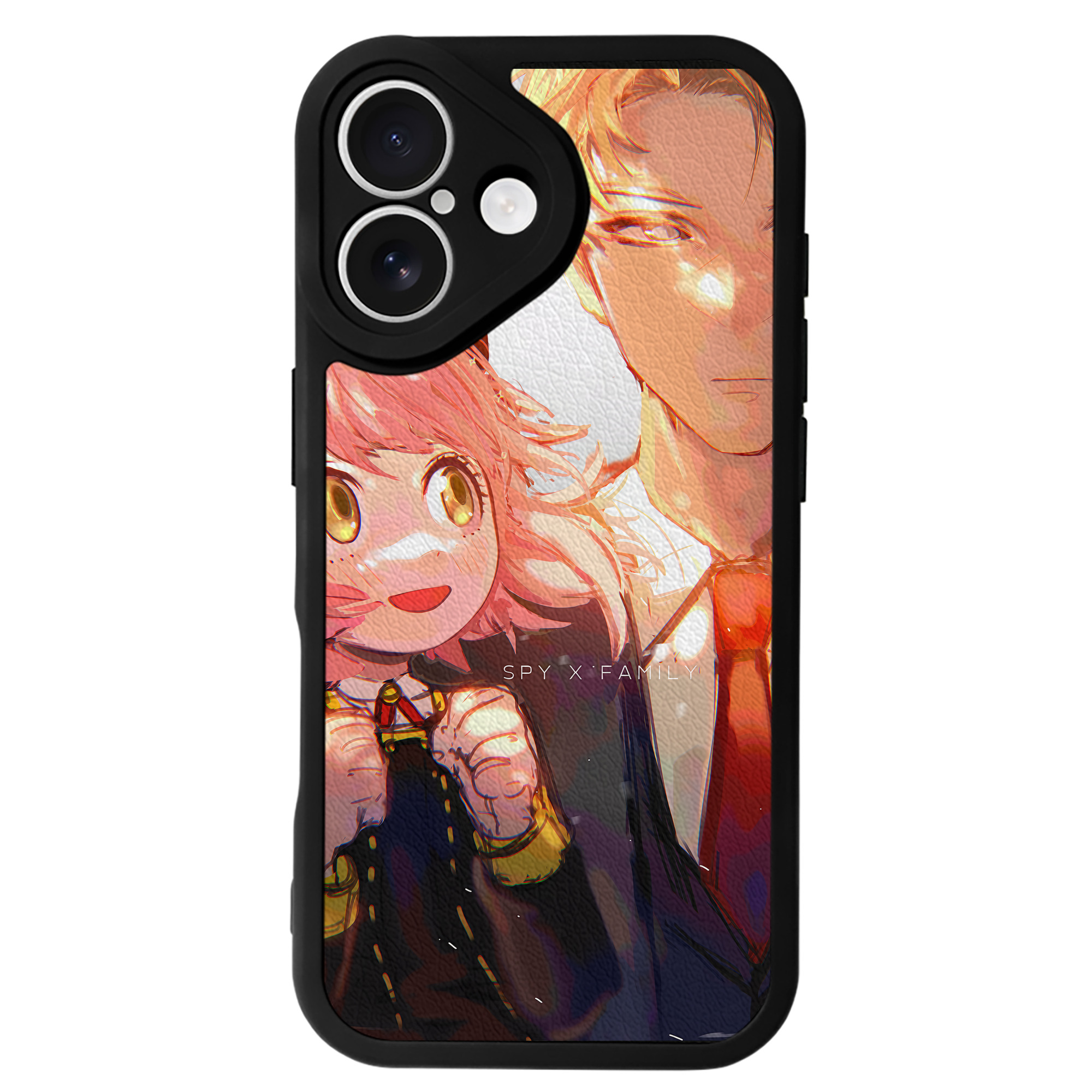 （画像用） SPY×FAMILY间谍家家酒 【iPhone 16シリーズ対応】シリコンスマホケース（レザー調） 材質：シリコン